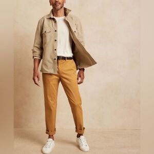 NWT Banana Republic Men's Rapid Movement Chino Emerson Straight Fit 32X34